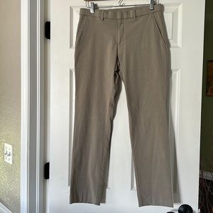 Tommy Hilfiger Khaki Flat Front Pants
